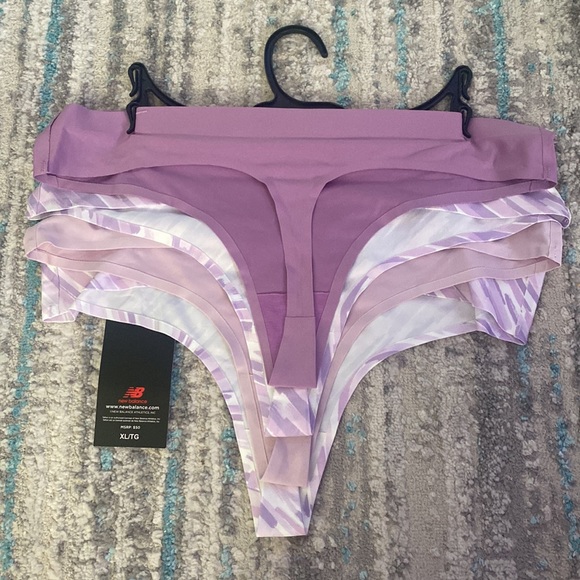 4 Pack New Balance Seamless Thongs - Picture 2 of 5